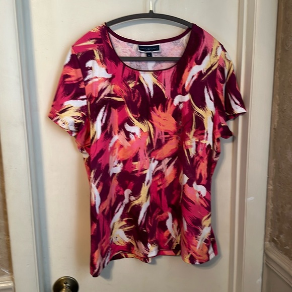 Karen Scott Short Sleeve Tee Size XL NWT - Picture 6 of 6